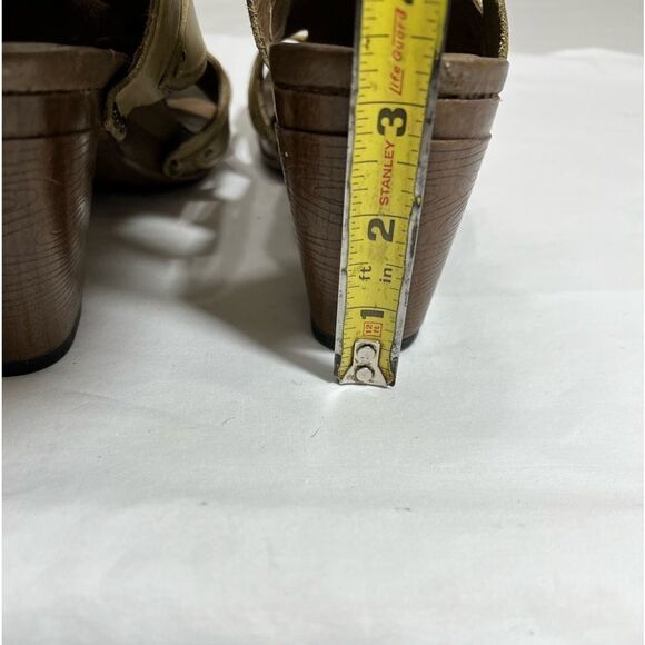 Dansko Nina Violet Leather Chunky Heel Sandals Size 39 - Picture 11 of 12